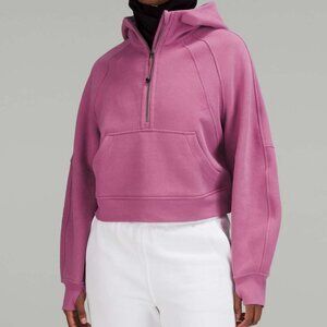 Lululemon Scuba Oversized Half-Zip Hoodie in Velvet Dust